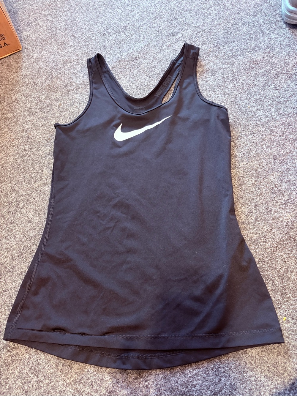 Nike Pro Womens Black Shirt Size Small